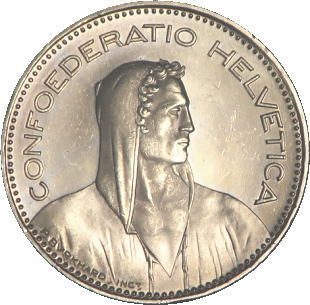 スイス 白銅貨 43.9フラン 世界 外国 通貨 現行貨幣 スイス < 海外通貨