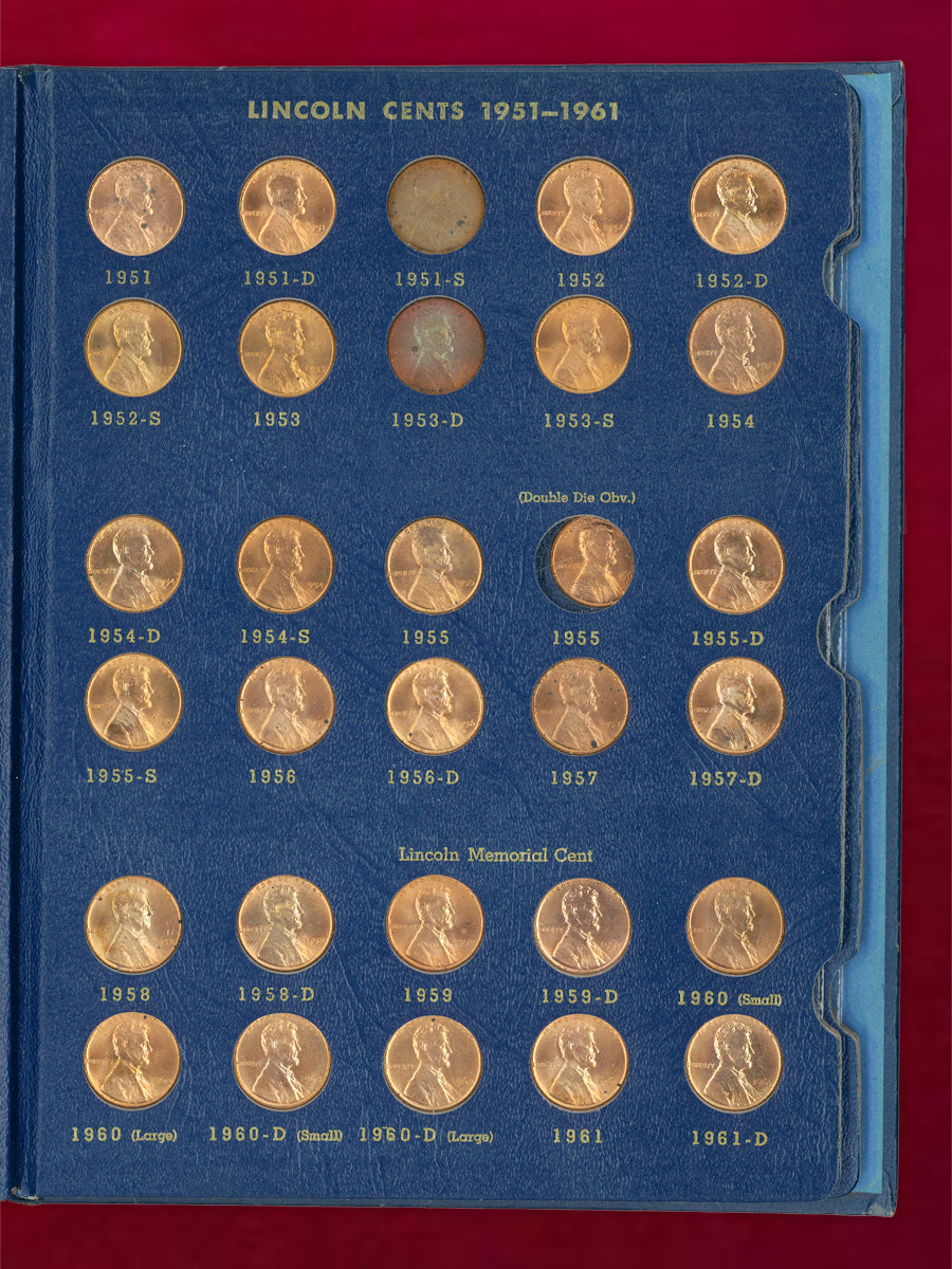 アメリカ】リンカーン1セントコレクション 80枚組 1941-1972［C