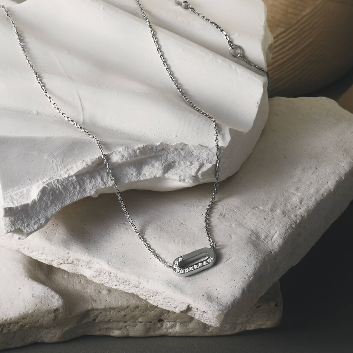 Lierrey ラボグロウンダイヤモンドネックレス オーバル - 株式会社