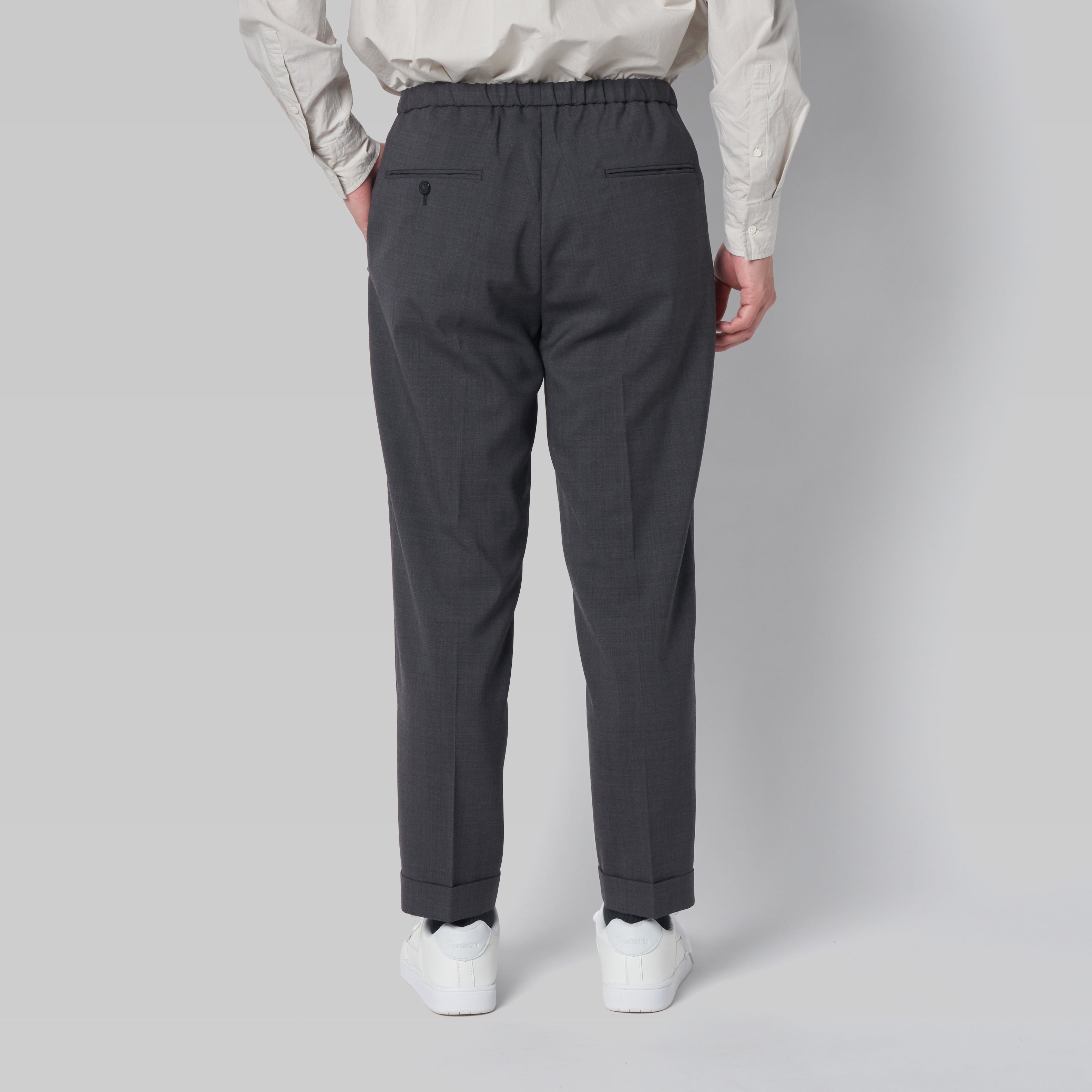 パンツ :colon CPT-20 2out-pleats slacks D.GRY 3 colon :colon CPT