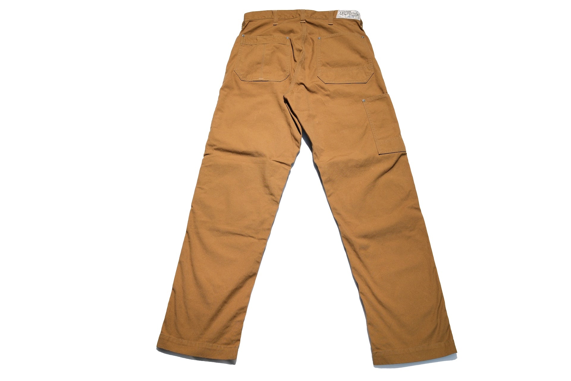 Freewheelers 11oz Duck Canvas “Bakersfield” Trousers (Yellow Brown