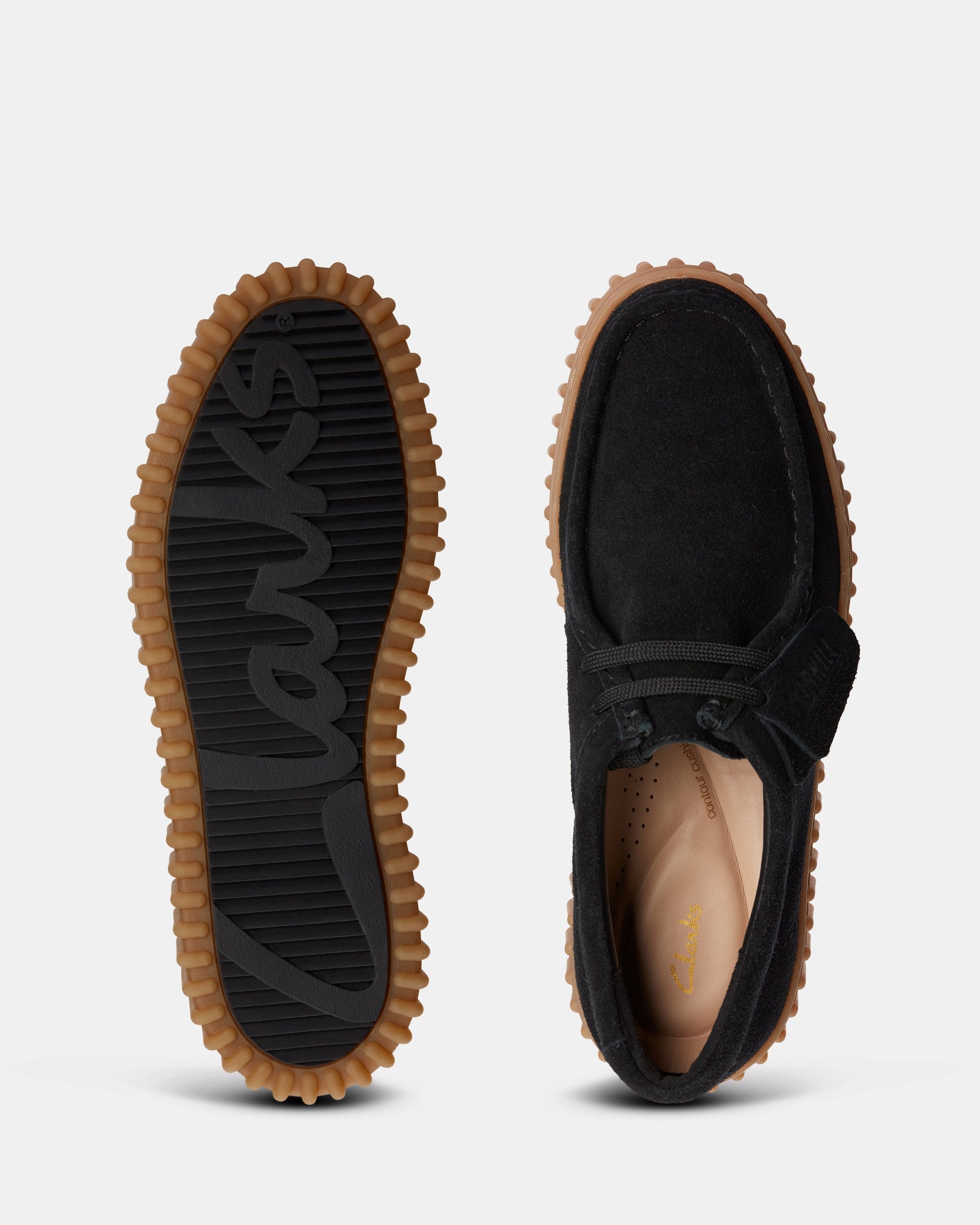 Torhill Bee Black Suede – Clarks