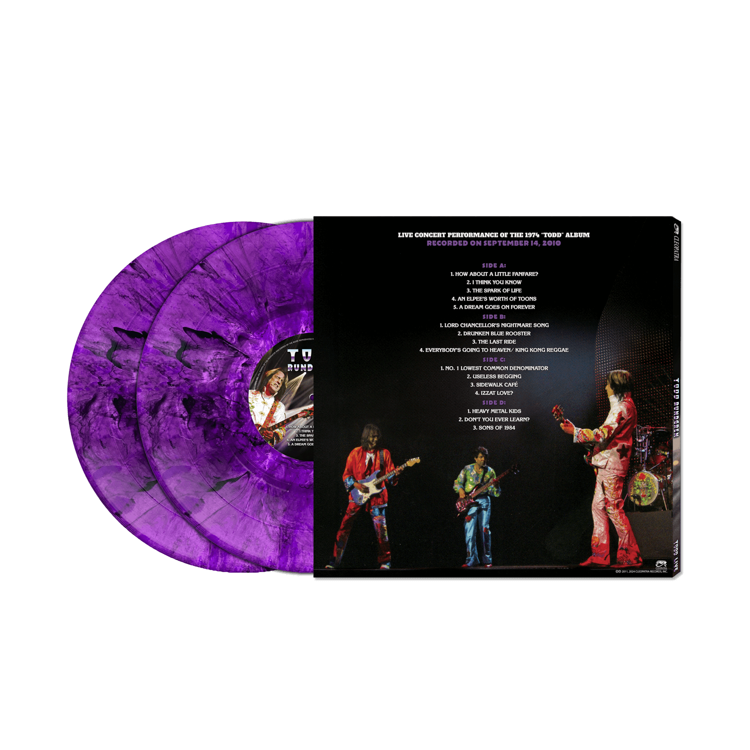 Todd Rundgren - Todd Live (Purple Marble Double Vinyl LP