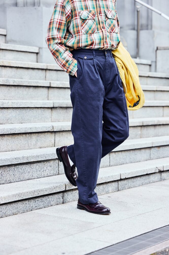 UNIVERSAL OVERALL × 2nd】ネイビーチノパンツ – CLUB 2nd