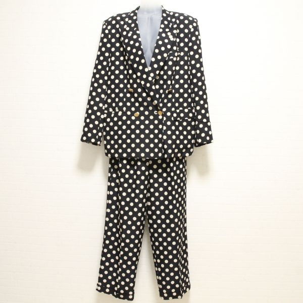 黒水玉パンツスーツ - ピンクハウス通販｜リサイクルブティックClub CANDY