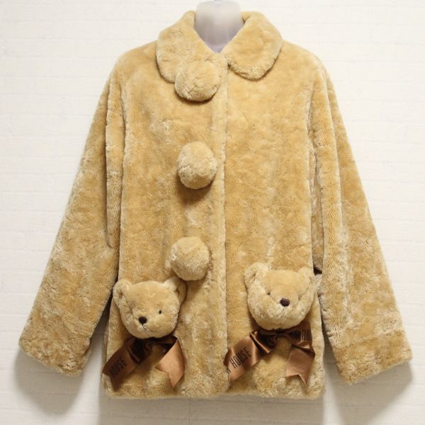 ベージュくま付きファーコート - ピンクハウス通販｜リサイクル