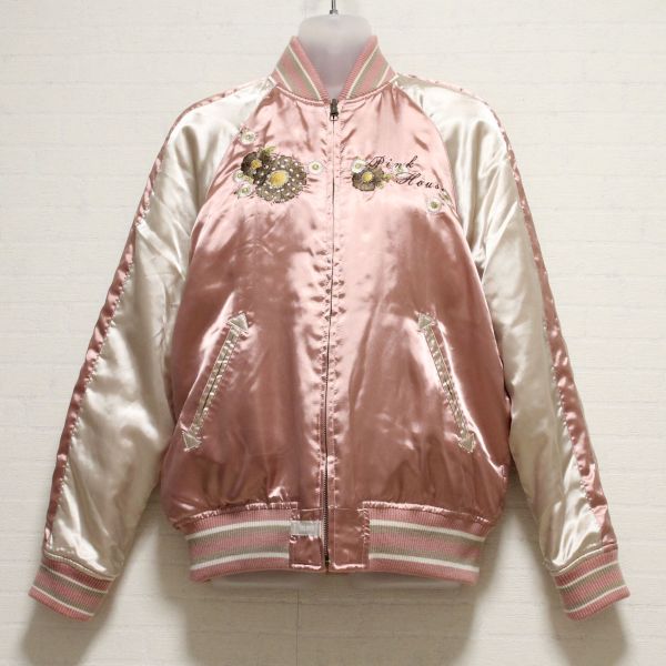 ピンクくま刺繍スカジャン - ピンクハウス通販｜リサイクルブティック