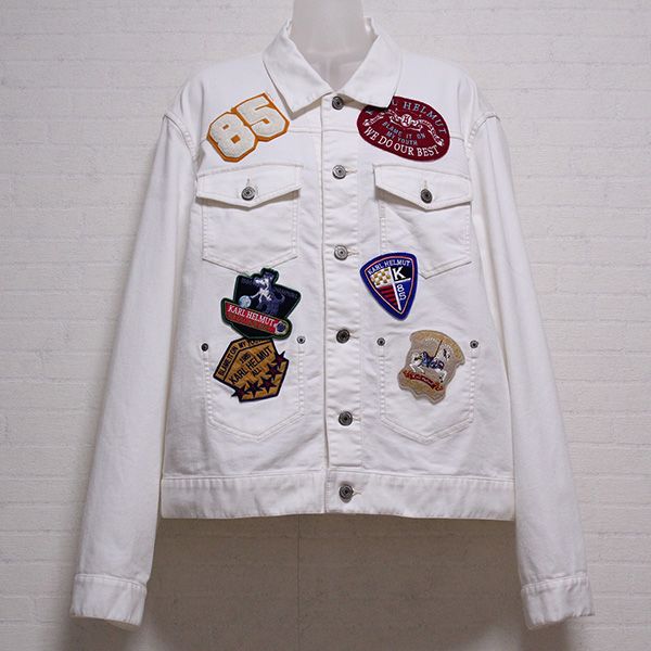 白ワッペンGジャン【4(L)】 - ピンクハウス通販｜リサイクルブティック