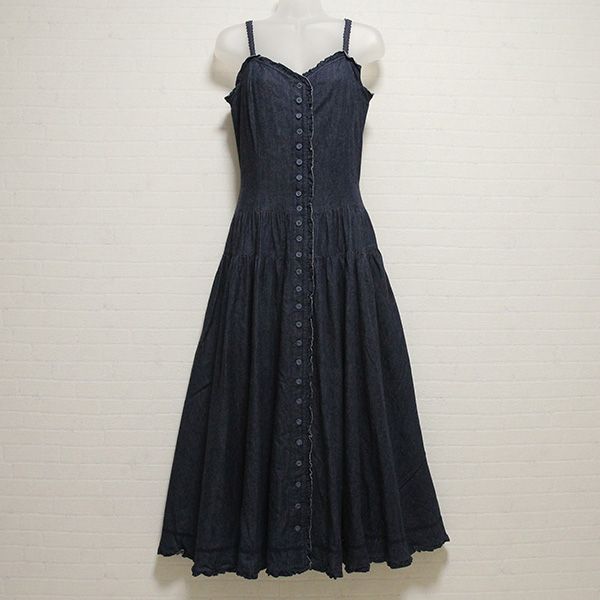 紺デニムキャミワンピース - ピンクハウス通販｜リサイクルブティック