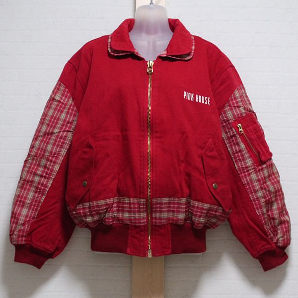 赤チェック使いブルゾン - ピンクハウス通販｜リサイクルブティック