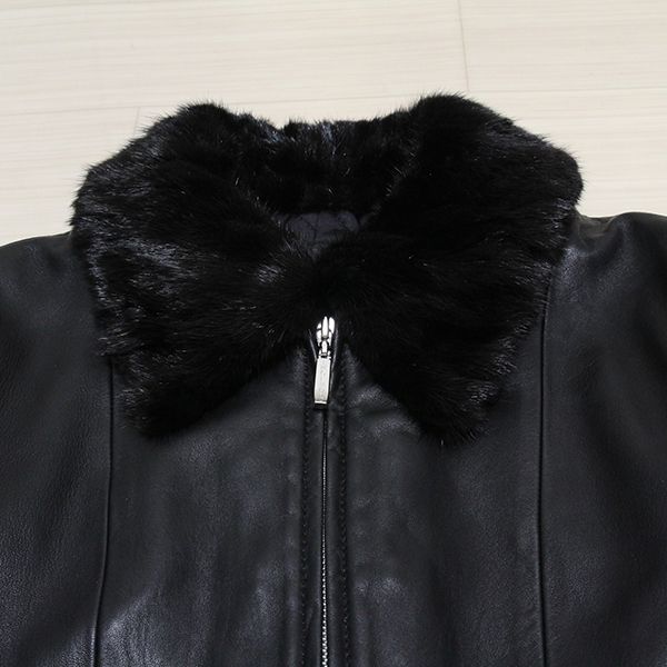 黒ミンク使いレザージャケット - ピンクハウス通販｜リサイクル