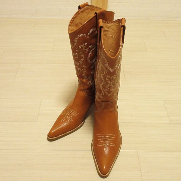 キャメルウエスタンブーツ【L】 - ピンクハウス通販｜リサイクル