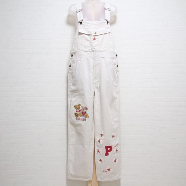 生成ペアくま刺繍オーバーオール - ピンクハウス通販｜リサイクル