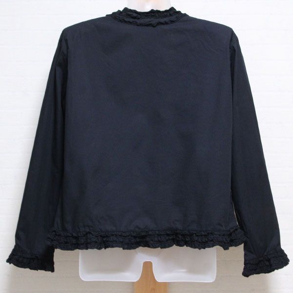 黒ピコフリルオーバーブラウス - ピンクハウス通販｜リサイクル