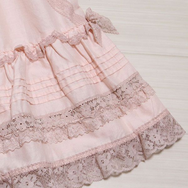 ピンクレース&リボン使いスカート - ピンクハウス通販｜リサイクル