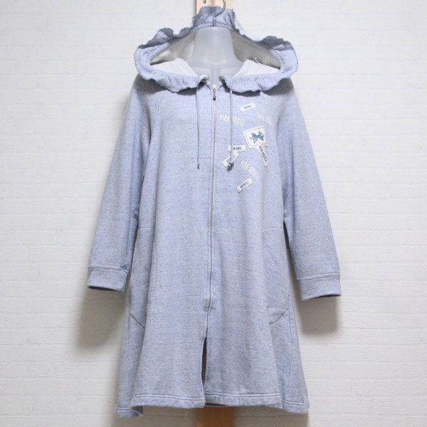 サックスネーム使いフリルチュニックパーカー - ピンクハウス通販