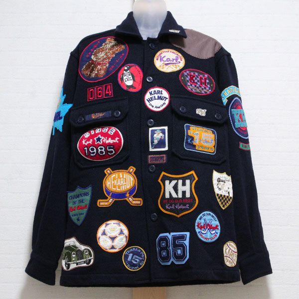 紺ワッペンいっぱいジャケット - ピンクハウス通販｜リサイクル