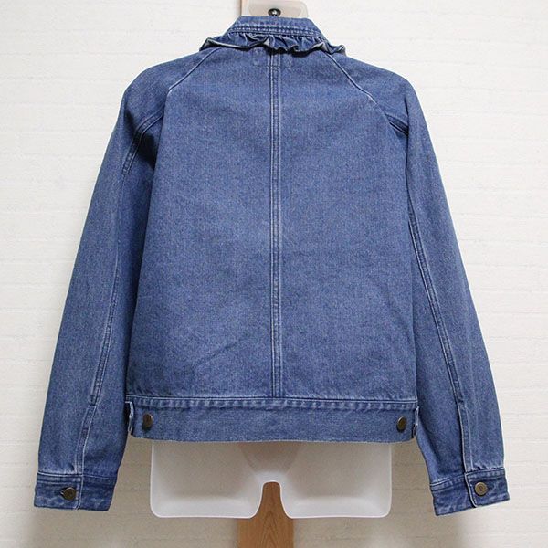 ブルーフリル使いデニムジャケット【3(M)】 - ピンクハウス通販