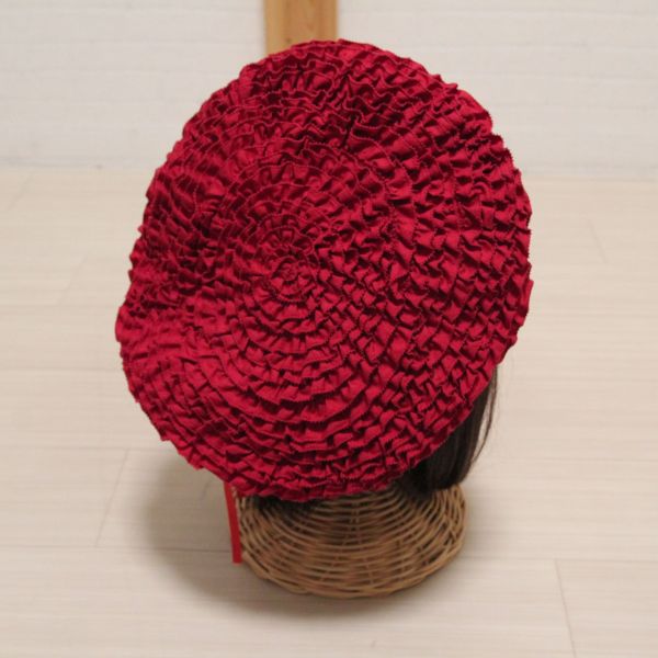 赤ピコフリルベレー帽 - ピンクハウス通販｜リサイクルブティックClub