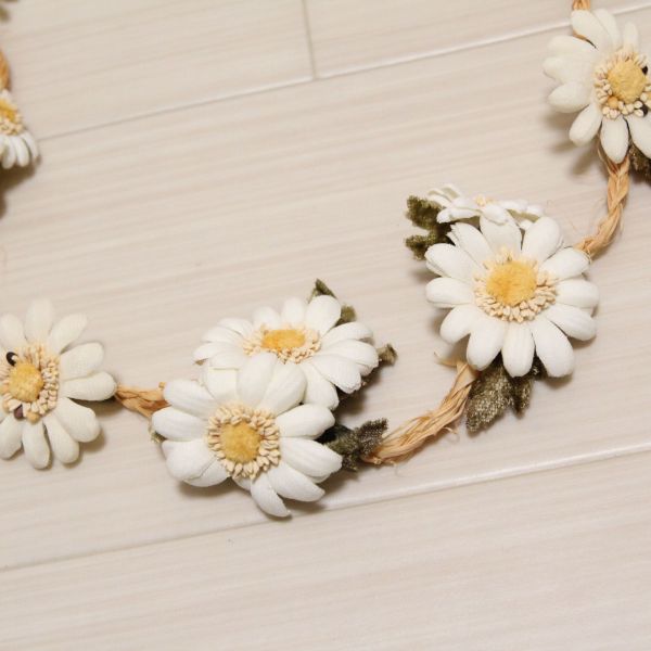 ワンダフルワールド雛菊とすみれコサージュベルト