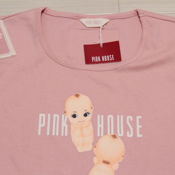 美品 PINK HOUSE ピンクハウス キューピーちゃん カットソー シャツ 美