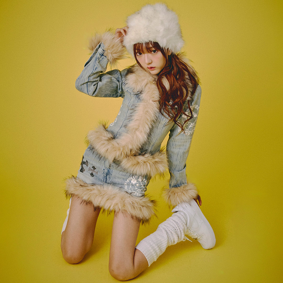 株式会社ク・ラッチ / ぎゃるちゃんファーデニムJKT 153054