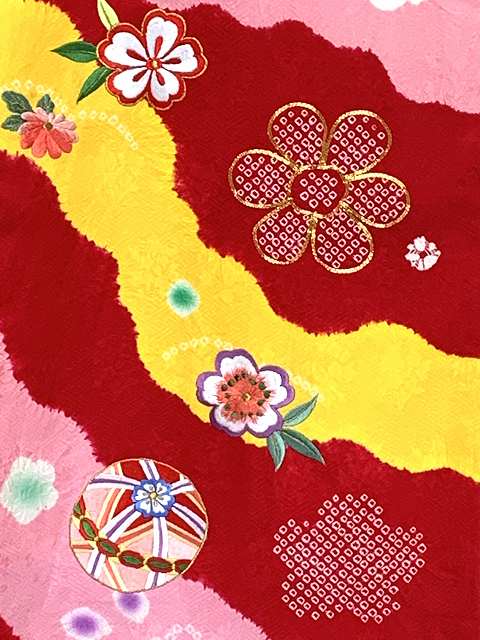 お宮参り着物 女の子 日本製 赤ちゃん 産着 正絹 総刺繍 本絞り 金駒