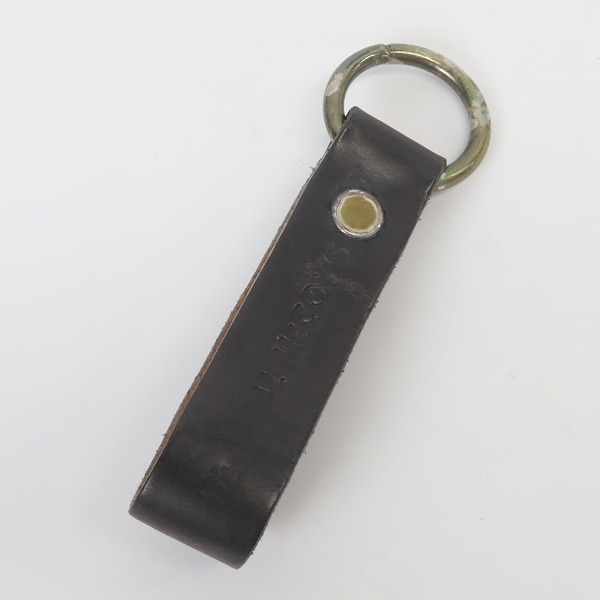 THE REAL McCOY/リアルマッコイズ スタッズ レザーキーリング