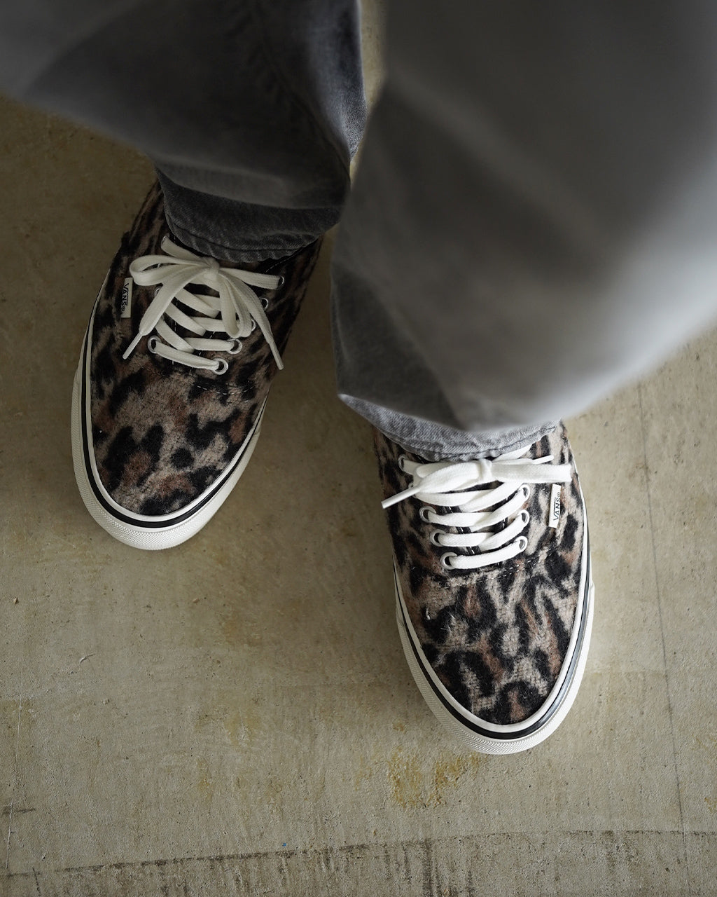 VANS PREMIUM オーセンティック ヘアリーレオパード ヴァンズ