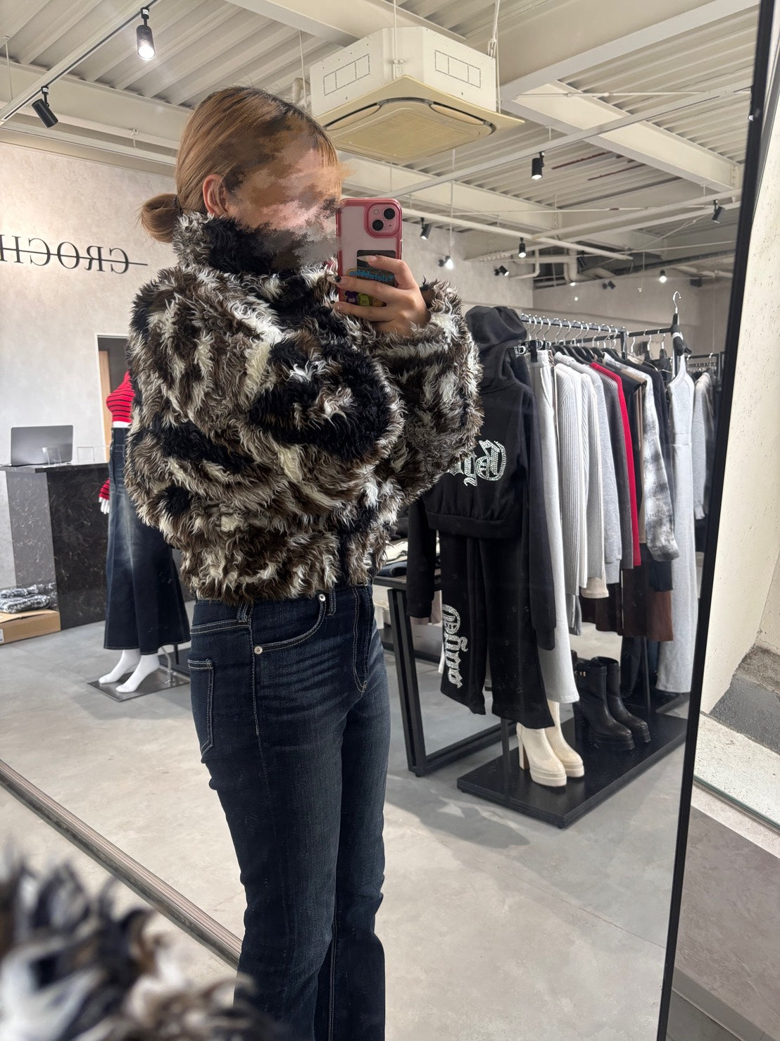 EMODA 2トーンボアブルゾン – CROCHU