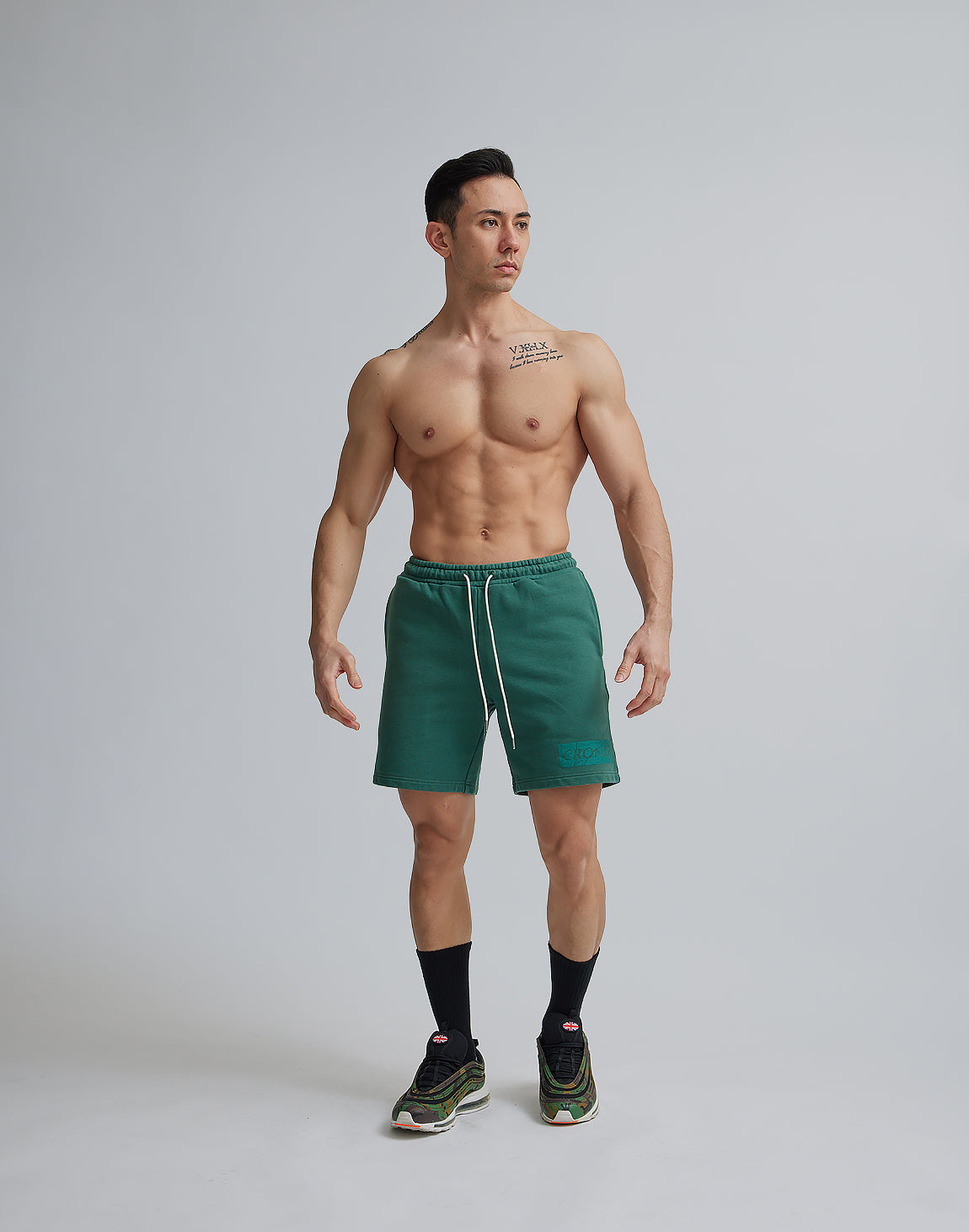 CRONOS PIGMENTED SHORTS【GREEN】