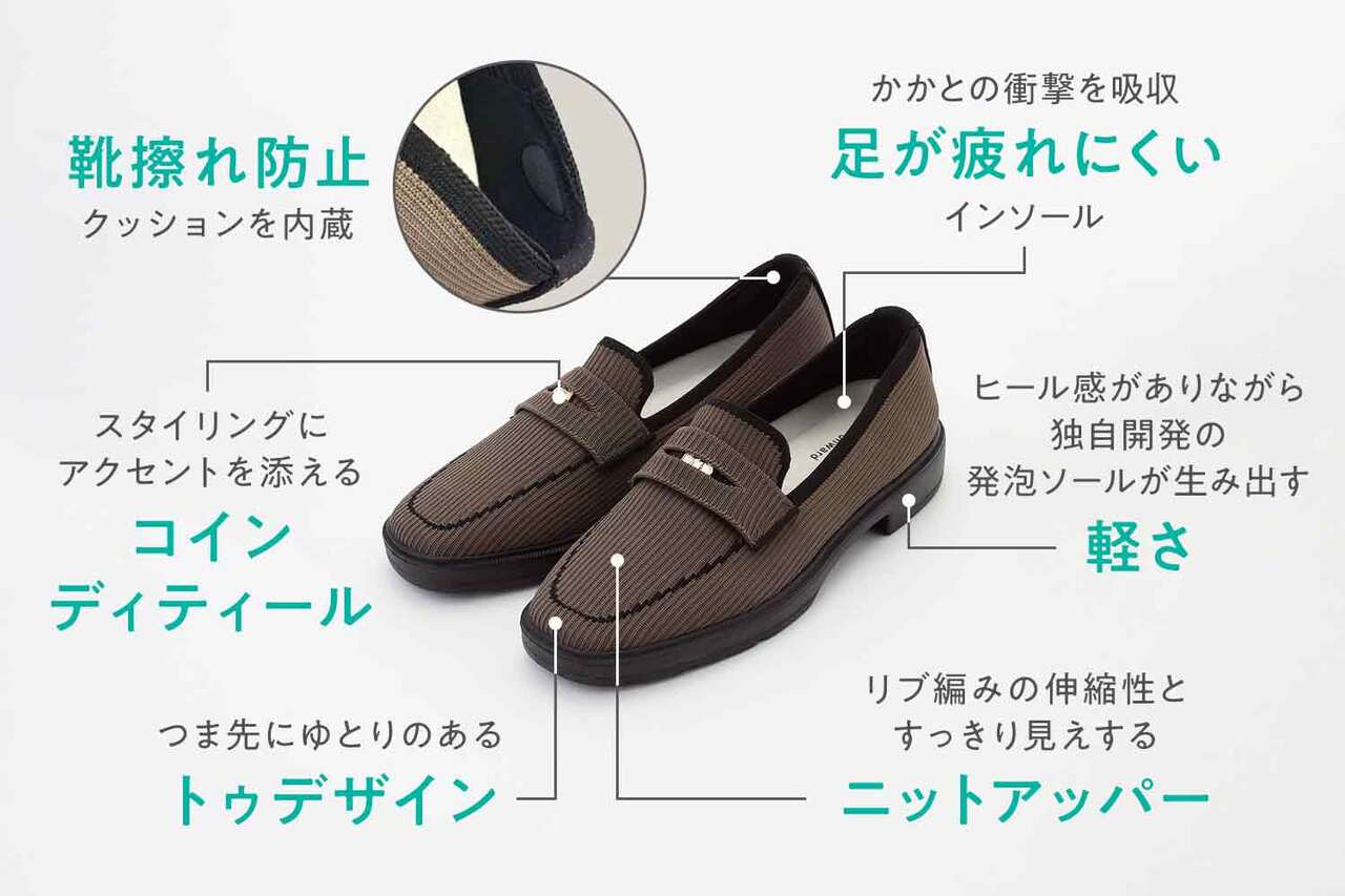 即完売のコインローファー、ブラック再入荷！ | ONWARD CROSSET