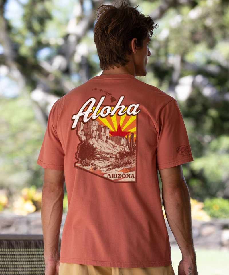 Aloha Arizona - Chile Dyed Short Sleeve Crewneck T-Shirt