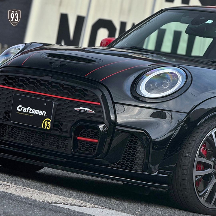 MINI LCI2 F56,F57 JCW専用フロントバンパーサイドメッシュ(ハニカム)