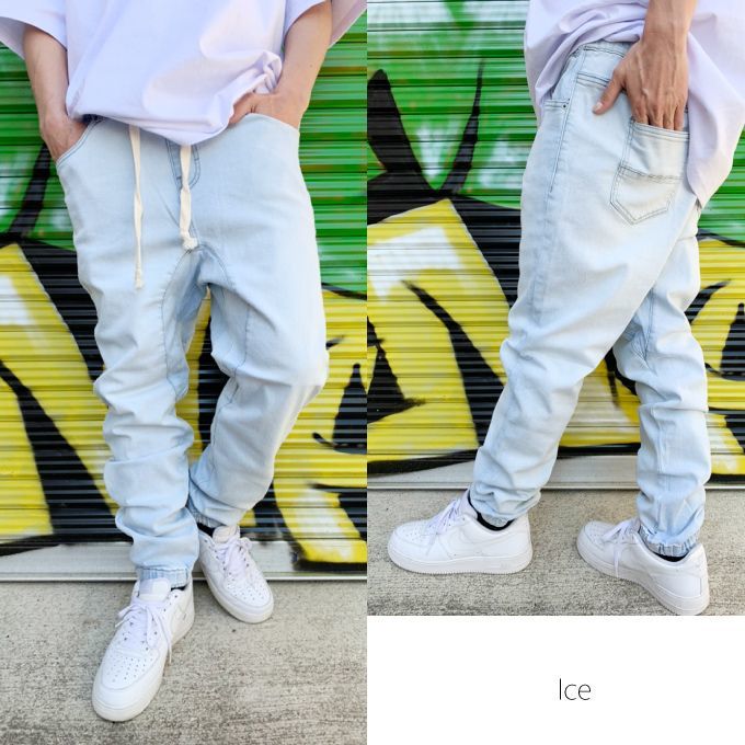 80's/90'sのヒップホップシーンを彷彿させる一本! デニムジョガー
