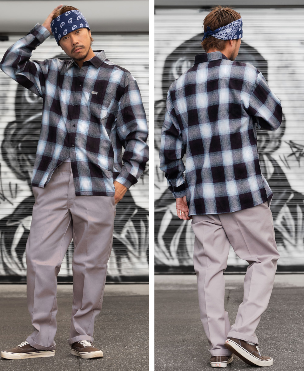秋冬ド定番の「フランネル チェックシャツ」が登場!!