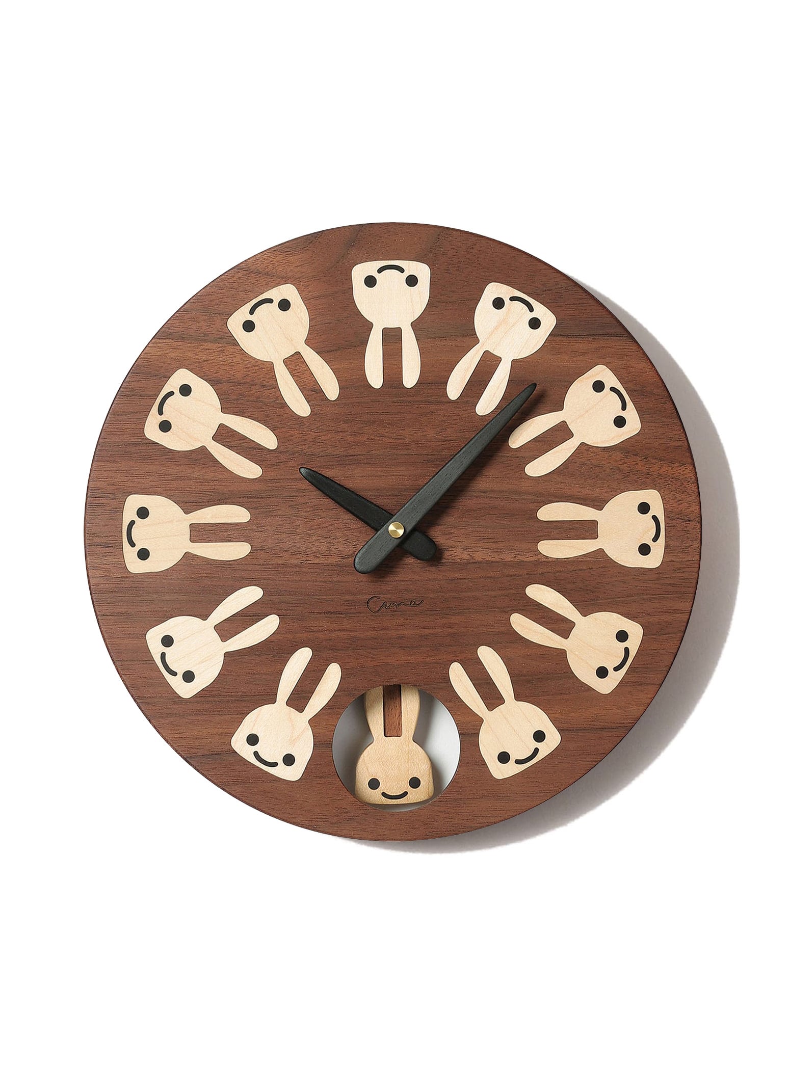 ウサギ振り子の壁掛け時計｜ウサギがいる｜CUNE ONLINE STORE