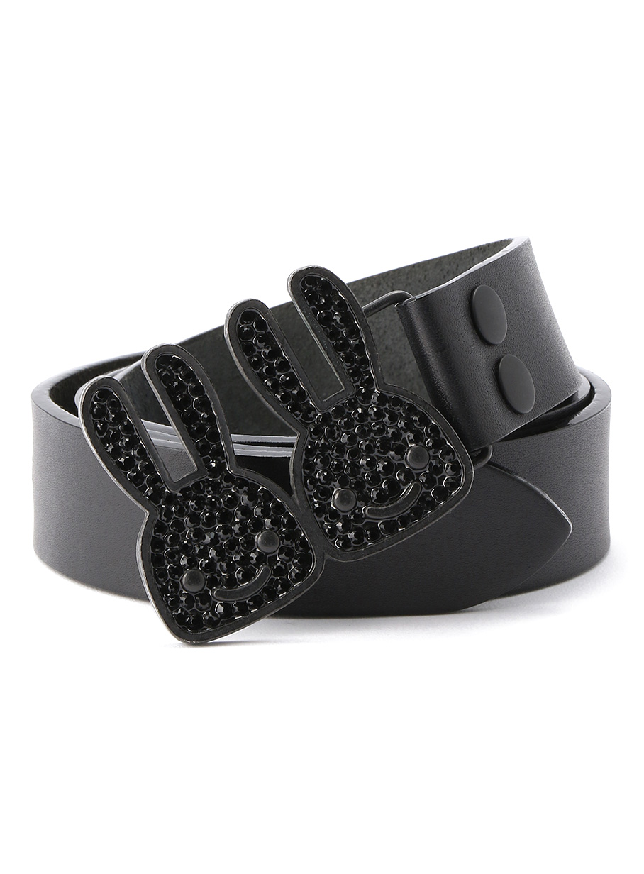 ウサギラインストーンバックルベルト｜ウサギがいる｜CUNE ONLINE STORE