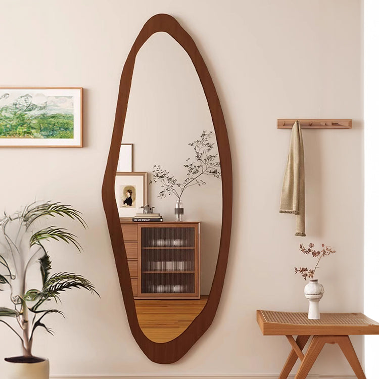 鏡 全身 ミラー 壁掛けミラー 全身ミラー 壁掛け おしゃれ ウェーブ