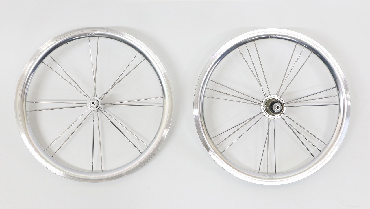 BROMPTONを外装3速化できるホイールセットの取り扱い決定！入荷はまだ