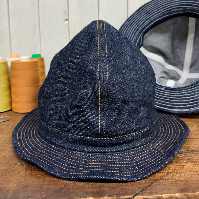 D AND H 15oz selvedge raw denim mountain hat fabric from kurashiki
