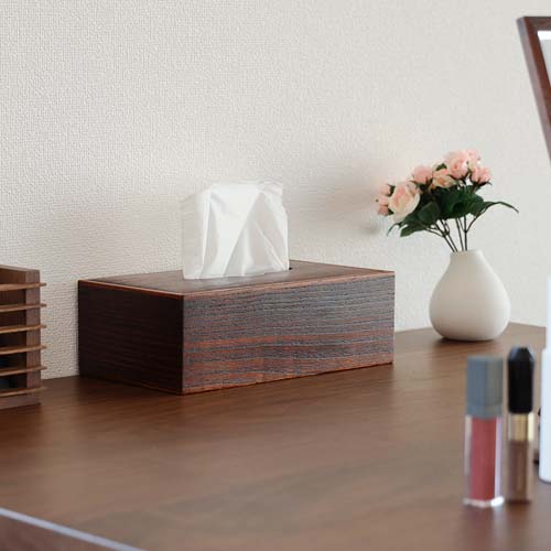 江戸指物 ティッシュ入れ 伝統工芸品 木製 ティッシュケース | MUKU工房