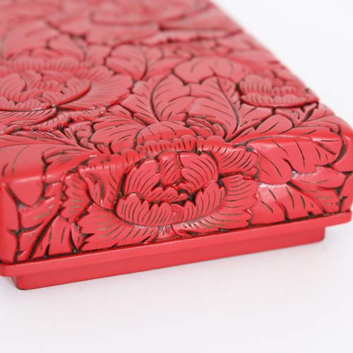 村上堆朱 牡丹 唐草 高 花台 【公式通販】