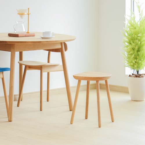 飛騨家具 HIDA 飛騨産業 Cobrina コブリナ スツール オーク 布地