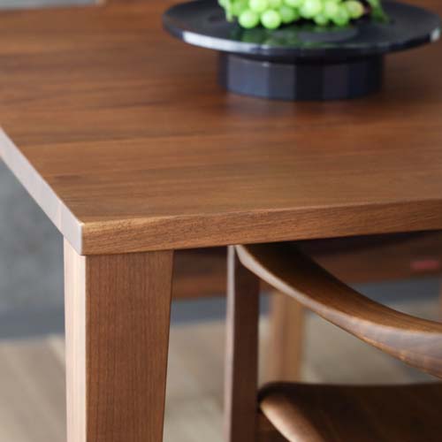 飛騨家具 shirakawa シラカワ プラッツテーブル 四角形 テーパー脚