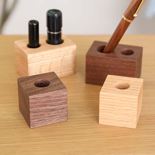 旭川クラフト SASAHARA ササハラ 印鑑立て 国産クラフト 木製 印鑑