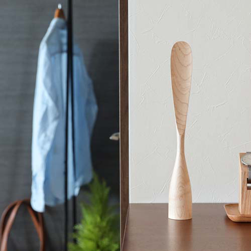 旭川クラフト SASAHARA ササハラ 自立式靴べら 国産クラフト 木製