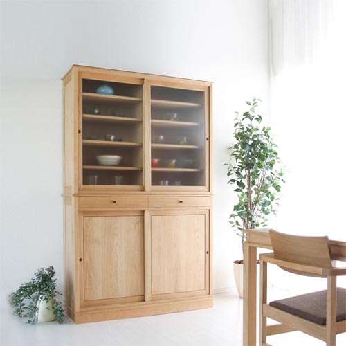 旭川家具 山室家具製作所 Linea リネア No.101 カップボード 国産家具