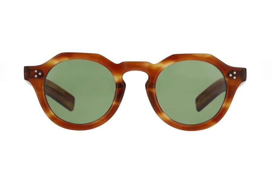 太縁が存在感のあるボストンサングラス/COLOR SUNGLASSES（ZF231G09