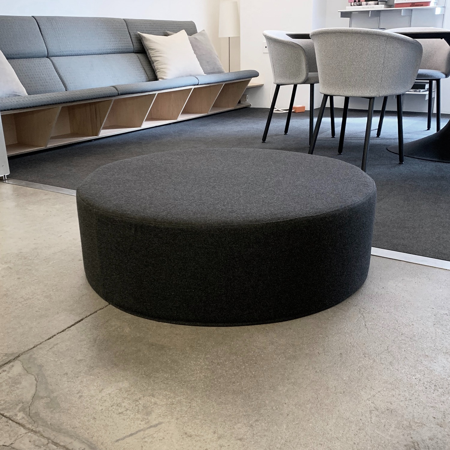 Softline Drum Pouf - AptDeco